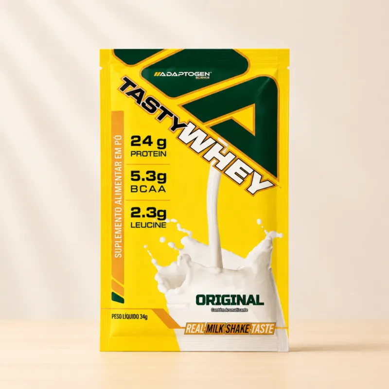 Tasty Whey Sachê - Dose Única 34g - ADAPTOGEN