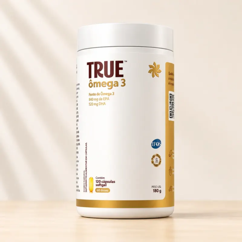 TRUE Ômega 3 - 120 Cápsulas Softgel — foto 1 de 3